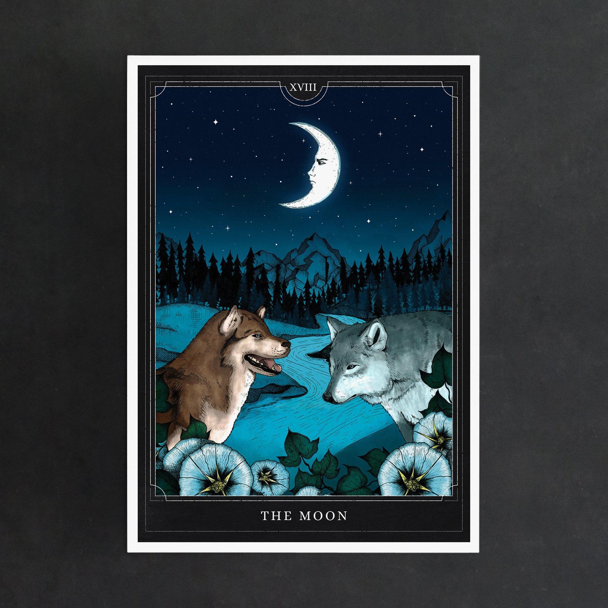 The Moon Tarot - Giclée Art Print - Print is Dead