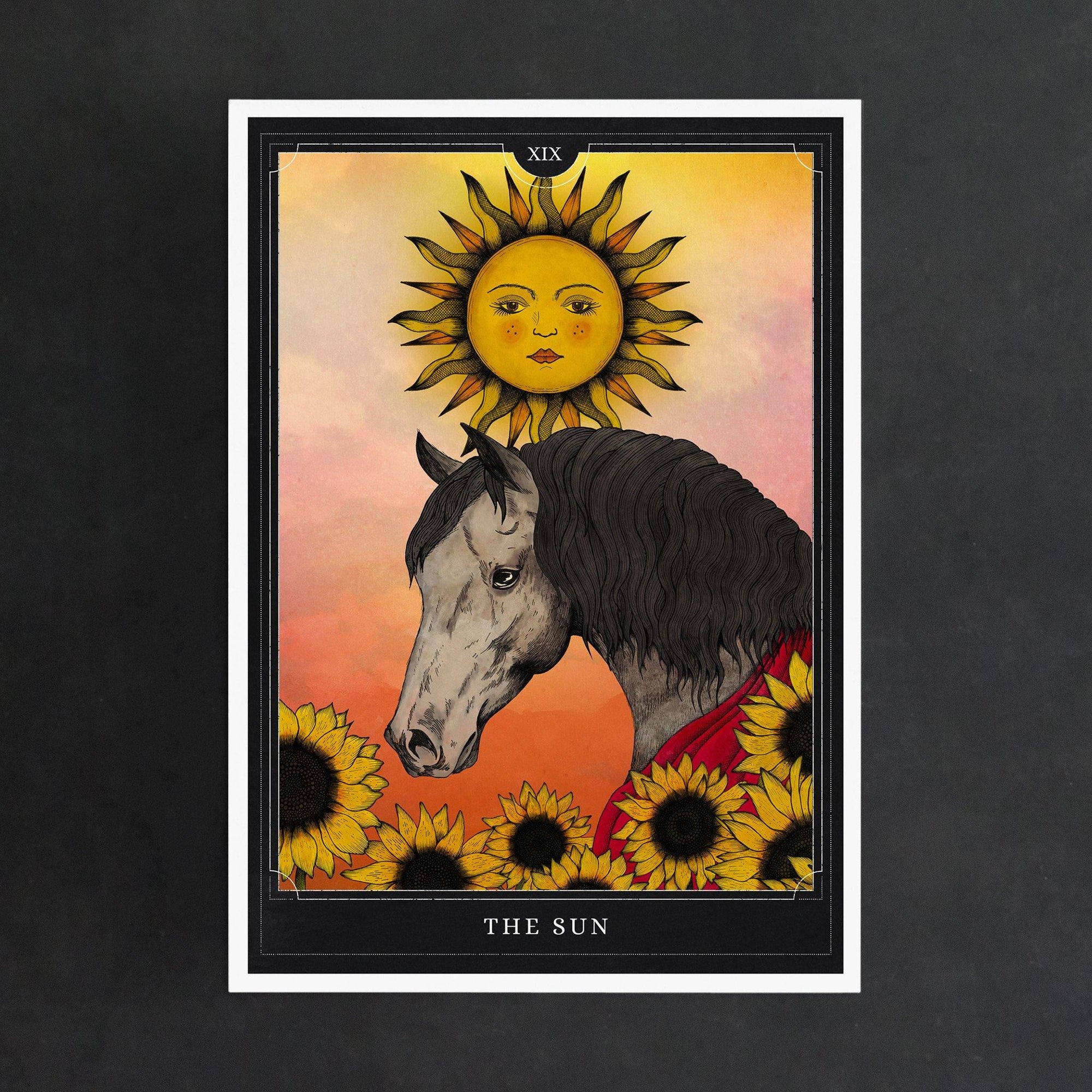 The Sun Tarot - Giclée Art Print - Print is Dead