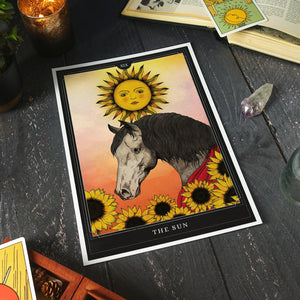 The Sun Tarot - Giclée Art Print - Print is Dead