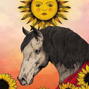 The Sun Tarot - Giclée Art Print - Print is Dead