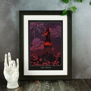 The Tower Tarot - Giclée Art Print - Print is Dead