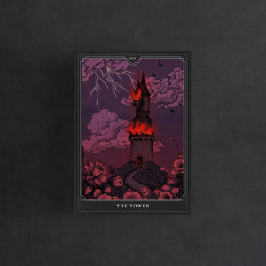 The Tower Tarot - Postcard Mini Print - Print is Dead