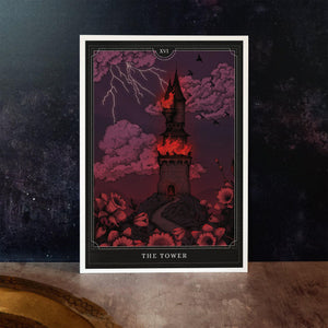 The Tower Tarot - Giclée Art Print - Print is Dead