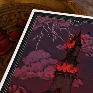 The Tower Tarot - Giclée Art Print - Print is Dead